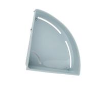 lyrlody Étagère d'angle de Douche de Salle de Bain, étagère Murale en PP de Grande capacité, Peu Encombrante, avec Conception Ventilée, pour Salle de Bain et Cuisine (Carré Bleu Clair)