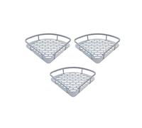 lyrlody- Étagère d'angle Douche Étagère Murale Salle de Bain en Aluminium Tablette d'angle Douche Serviteur de Douche Panier d'angle Douche Support de Salle de Bain