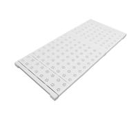 lyrlody Étagère de Placard Extensible, étagère de Tension de Placard en Tube d'acier, Largeur Réglable de 16,5 Pouces, Installation sans Clous, Organisateur de Rangement pour Séparation d'espace