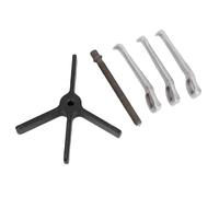 lyrlody Extracteur d'Engrenages de 8 Pouces, Acier à Haute Teneur en Carbone, Outil d'extraction Robuste à 3 Mâchoires pour Le Retrait des Engrenages des Roulements de Poulies