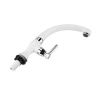 lyrlody Fauchahn Kitchen Tap Wash Basin Abs Abs Cold Cold Using-lever Bouxeur avec Chromée pour une Installation Rapide G1 / 2 Connexion (Travel d'introduction)