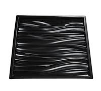 lyrlody Forme de Moule Mural de 54 Cm Formes de Béton en Plastique ABS Forme de Moule à Grains Ondulés pour Mur 54 X X 3 Cm Moulage de Bricolage Réutilisable pour la Décoration de la Maison de