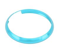 lyrlody Garniture d'anneau de Porte-clés à Distance, Lunette en Alliage d'aluminium pour Mini R55 R56 R57 R58 R59 R60, Protège des Rayures, Remplacement Direct, Design élégant (Bleu Ciel)