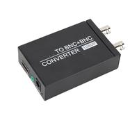 lyrlody Interface Multimédia HD vers Convertisseur BNC Iron Interface Multimédia HD vers Convertisseur Vidéo BNC 1080P vers PAL NTSC Double Sortie avec 3,5 Mm pour Caméra de sécurité Projecteur TV