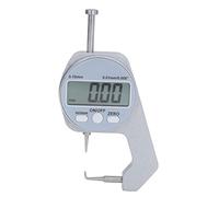 lyrlody Jauge D'épaisseur Numérique, Compteur de Mesure Portable, 0-10 Mm, Affichage LCD, Résolution 0,01 Mm, Arrêt Automatique, Mise à Zéro, avec Pointe Courbée pour Papier, Cuir, Film