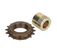 lyrlody Kit d'Adaptateur en Roue Libre 16T Adaptateur Léger du Volant de 20 Mm avec Matériau en Fer Premium pour Tricycles électriques Moto-Karts