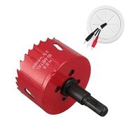 lyrlody Kit de Gestion des Câbles Muraux, Cache-Câble pour Téléviseur Mural, 4 Passages, Fixation pour Scie Cloche de 60 Mm, 10 Attaches de Câble avec Matériau PC pour Fils Cachés