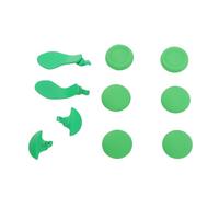 lyrlody Kit de Poignée et de Palette pour Manette de Jeu, Poignées en Caoutchouc, Palettes Arrière en Métal, 6 Capuchons de Remplacement, 2 Leviers, 2 Demi-dômes pour les Joueurs de Manette sans Fil