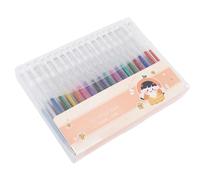 lyrlody Marqueurs Scintillants Métalliques, Stylos de Gel Scintillant de 36 Couleurs Pratiques Pratiques avec une Pince de sécurité pour le Scrapbooking