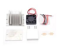 lyrlody Module Refroidisseur Thermoelectrique 70W TEC1-12706 Kit de | Assiette Scellée en Silicone, Ventilateur 12V DC, Système de Refroidissement à Eau, Projets de Bricolage à