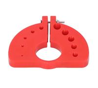 lyrlody Outil de Broyage de Foret, Ajusteur de Foret de Pointeur Portable Polyvalent Convivial pour Moulin à Angle d'Angle (rouge)