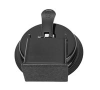 lyrlody Outil de Réparation de Sol, Outil de Fixation de Sol à Ventouse en Acier allié, Tenue de 4,65 Pouces, 154,32 Lb, Surface d'impact Rembourrée pour les Installateurs de Réparation d'écart