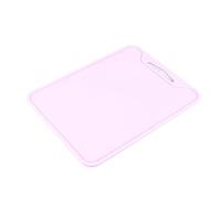 lyrlody Planche à Découper en Silicone, BPA, Rainures Flexibles et Antidérapantes pour Jus, avec Poignée Facile à Saisir, Trou de Suspension pour la Préparation des Aliments en Cuisine