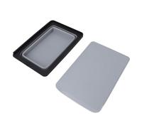 lyrlody Planche à Découper Pliable en Silicone PP Planche à Découper Pliante 2 en 1 à et Cuve à Vaisselle 12,2 X 7,8 Pouces Gain de Place Portable pour Camping Pique-nique Camping-car Voyage (GRAY)