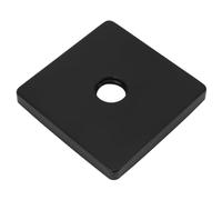 lyrlody Plaque de Recouvrement pour Bras de Douche carré, Bride Carrée pour Bras de Douche, Rosace Carrée en Acier Inoxydable 304, Extra Large, Résistant à la Rouille, Finition (Acier inoxydable 304