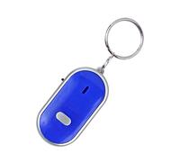 lyrlody Porte-Clés de Commande Vocale, Chercheur de Clés activé par la Voix, Localisateur de avec Sifflet, Bip et Flash dans 7 Mètres, Lampe de Secours à Haute luminosité pour (Blue)