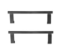 lyrlody Porte-Serviette Porte-Serviette de Porte pour Support de Serviette Suspendue Pas en Acier Inoxydable de Perceuse sur la Porte de l'armoire pour la Cuisine du Bureau de Salle de bain. (23 cm)