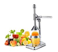 lyrlody Presse-agrumes Manuel Acier Inoxydable, Extracteur Jus Citrons Manuel, Presse-agrumes Manuel en Acier Inoxydable pour Oranges et Citrons