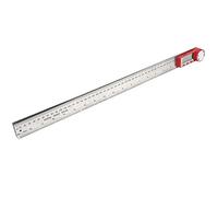 lyrlody Règle Numérique Règle électronique en Acier Inoxydable 0 à 360 Degrés Résolution 0,05 Degrés Écran LCD avec Vis de Fixation pour la Mesure d'angle et de Longueur pour les Menuisiers (0-500mm)