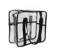 lyrlody Sac Transparent, Sac à Bandoulière en PVC Imperméable et Durable avec Sangle Réglable, Idéal pour la Natation, la Salle de Sport, Les Voyages, L'aéroport ou Le Concert.