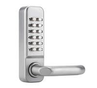 lyrlody Serrure a Code, Verrou de Porte Mécanique, Serrure à Code Mécanique Etanche Serrure de Porte Mécanique, pour Maison Bureau Ecole Polyvalent