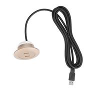lyrlody Socket de Charge USB Sortie de Courant USB Port de Charge Flance Monture Smart Charging Technology Double Ports Fonde de 5VX2 avec Protection de Circuit intégré (Gold)