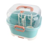 lyrlody Stockage de Biberon, Stockage Polyvalent, Matériau Robuste, Boîte avec Couvercle, Installation Facile, Utilisation Multi-fonctionnaire, pour la Maison, avec Couvercle de (GREEN)