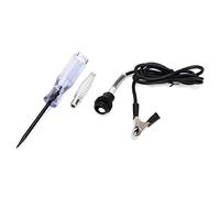 lyrlody Stylo d'essai de Voiture, Stylo de Test de Tension électrique avec Lumière LED pour Détection de Sonde de Testeur de Circuit Automatique, Matériau en Acier Inoxydable de Haute qualité,