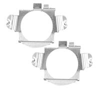 lyrlody Support de Phare LED H7, Support Adaptateur d'ampoule en Acier Inoxydable de qualité Supérieure avec Installation Facile pour Véhicules