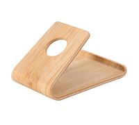 lyrlody Support Universel en Bois pour Téléphone Portable, Design Mince et Léger avec 4 Tapis Auto-adhésifs, pour et Plus