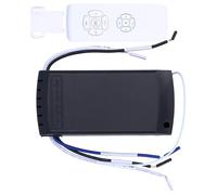 lyrlody Télécommande de Ventilateur de Plafond sans Fil avec Variateur et 3 Vitesses, Minuterie 1h 2h 4h 8h, Longue Portée 30m, 85 à 265V pour Chambre à Coucher Salon