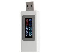 lyrlody Testeur USB avec écran Couleur, Plage de Puissance 0-195W