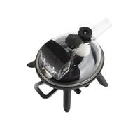 lyrlody Trayon de Traite 240cc Vache Machine Accessoire | Tire-lait, PC de qualité Alimentaire, Vanne de Régulation de Pression, compatibilité Machine à Traire, Crochet de Suspension