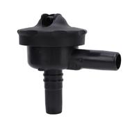 lyrlody Vanne d'arrêt d'air PSU pour Machine à Traire de Vache, Vanne à Soupape Sous Vide avec Capteur de Débit, Conception de Débit 'arrêt Intégrée de 107 X 105 Mm pour les Fermes Laitières et