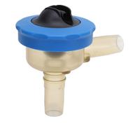 lyrlody Vanne d'arrêt d'air PSU pour Machine à Traire de Vache, Vanne à Soupape Sous Vide avec Capteur de Débit, Conception de Débit 'arrêt Intégrée de 107 X 105 Mm pour les Fermes Laitières et