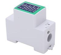 lyrlody Voltmètre Ampèremètre, Wattmètre Ferroviaire PZEM-008 pour l'électrotechnique pour les électriciens pour les Appareils électroniques pour les Appareils Mécaniques