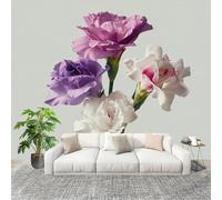 Lys Calla En 3d Haute DéFinition Papier Peint Intissé Fresque Murale 300x210 cm Blanc Poster Murale Photo pour Salon, Chambre, Salle à Manger, Effaçable Papier Peint Panoramique