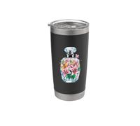 Lys Flacon de Parfum Fleur Mode Botanique Gobelet isotherme en acier inoxydable double paroi