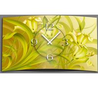 Lys horloge murale design moderne horloges murales silencieuses pas de tic-tac dixtime 3DS-0129
