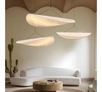 LYSDjia Suspension Wabi Sabi Moderne luminaire décoratif Japonais à Hauteur réglable idéal for Une Chambre Une Cuisine Un îlot de Salon Une Salle à Manger Un Bar ou Un Couloir Lustre