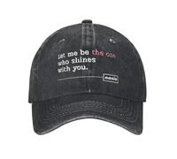 Lysées Unisexes OASI en Plein air Paroles Casquette de Baseball lavée y2k Sun Mignonne Hip Hop Chapeaux Couple d’été Femmes chassant Camping Casquettes de Baseball Cadeau personnalisé