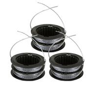 Lyshujli Lot de 3 bobines de rechange pour débroussailleuse Greenworks GST1246 GD40BC GD40BCB GD40BCK2X à montage frontal Dual Line 2930507 SB00L00 - 5,2 m