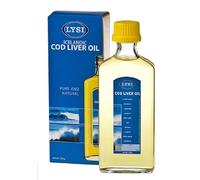 Lysi Huile de foie de morue islandaise, 240 mg, arôme naturel liquide à partir de 6 mois