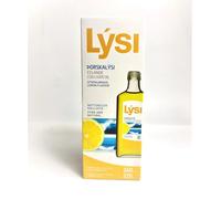 Lysi Huile de foie de morue islandaise | 240ml | au goût de citron | riche en acides gras oméga 3