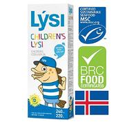 Lysi Huile de foie de Morue - Oméga 3 capital santé Saveur Naturalle - Riche en EPA, DHA et Vitamine A, D, E - 240 ml Les Enfants At Les Adultes