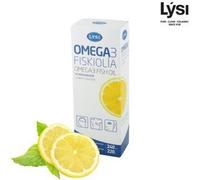 Lysi Huile de poisson Oméga-3 | 240ml | au goût de citron | Huile de foie de morue islandaise avec vitamines A, D & E | riche en acides gras Oméga 3
