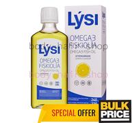 LYSI Icelandic Cod Liver Oil Oméga-3 Fish Oil Complément alimentaire...