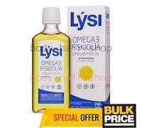 LYSI Oméga-3 Huile de Poisson Arôme Citron Pure Source Naturelle Islandaise E...