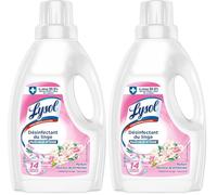 Lysol Additif de lavage Désinfectant du linge Douceur de printemps 1L (Lot de 2)