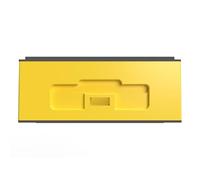 LYSON Corps de ruche demi-cercle ½ pour ruche de ruche en polystyrène Dadant feuille Optima (jaune) à monter soi-même (cadre adapté : 47 × 43,5 x 15,9 cm)